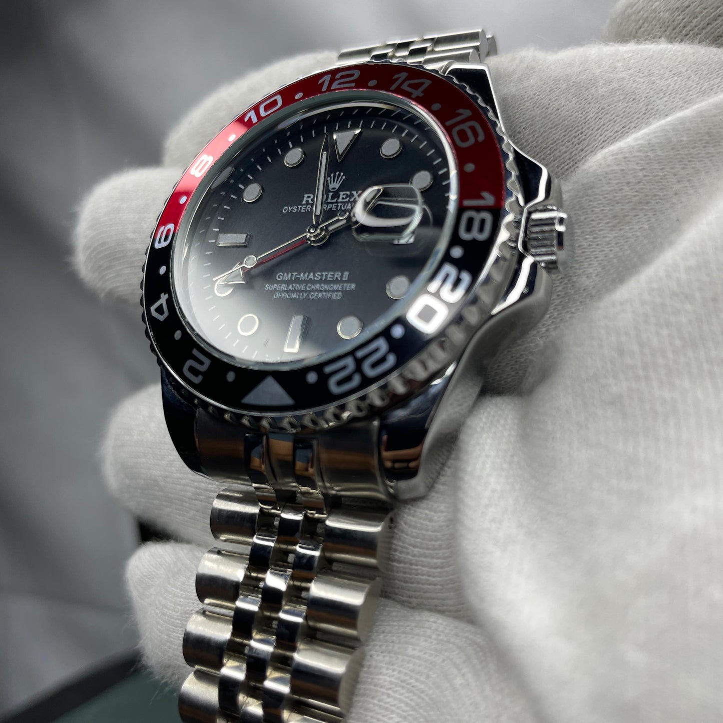 Rolex GMT Master Pepsi Red & Black Edition