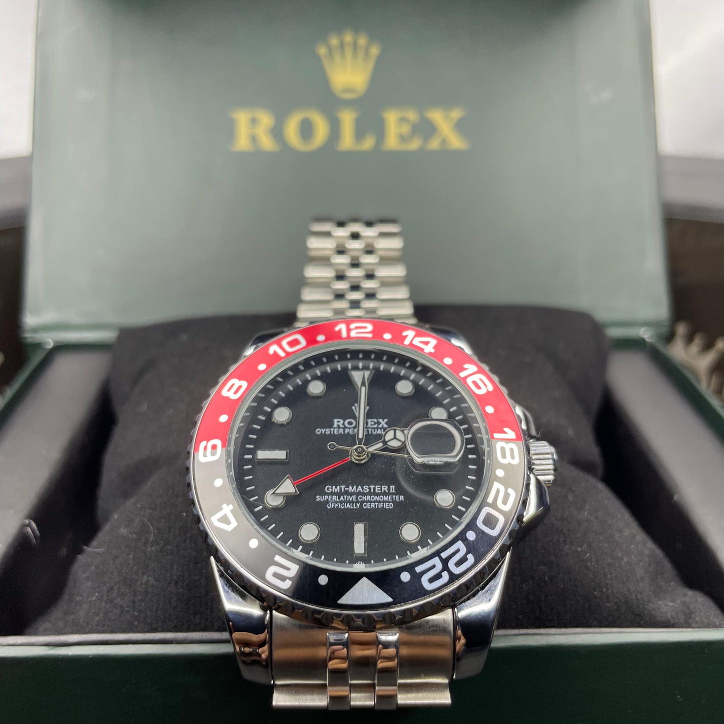 Rolex GMT Master Pepsi Red & Black Edition