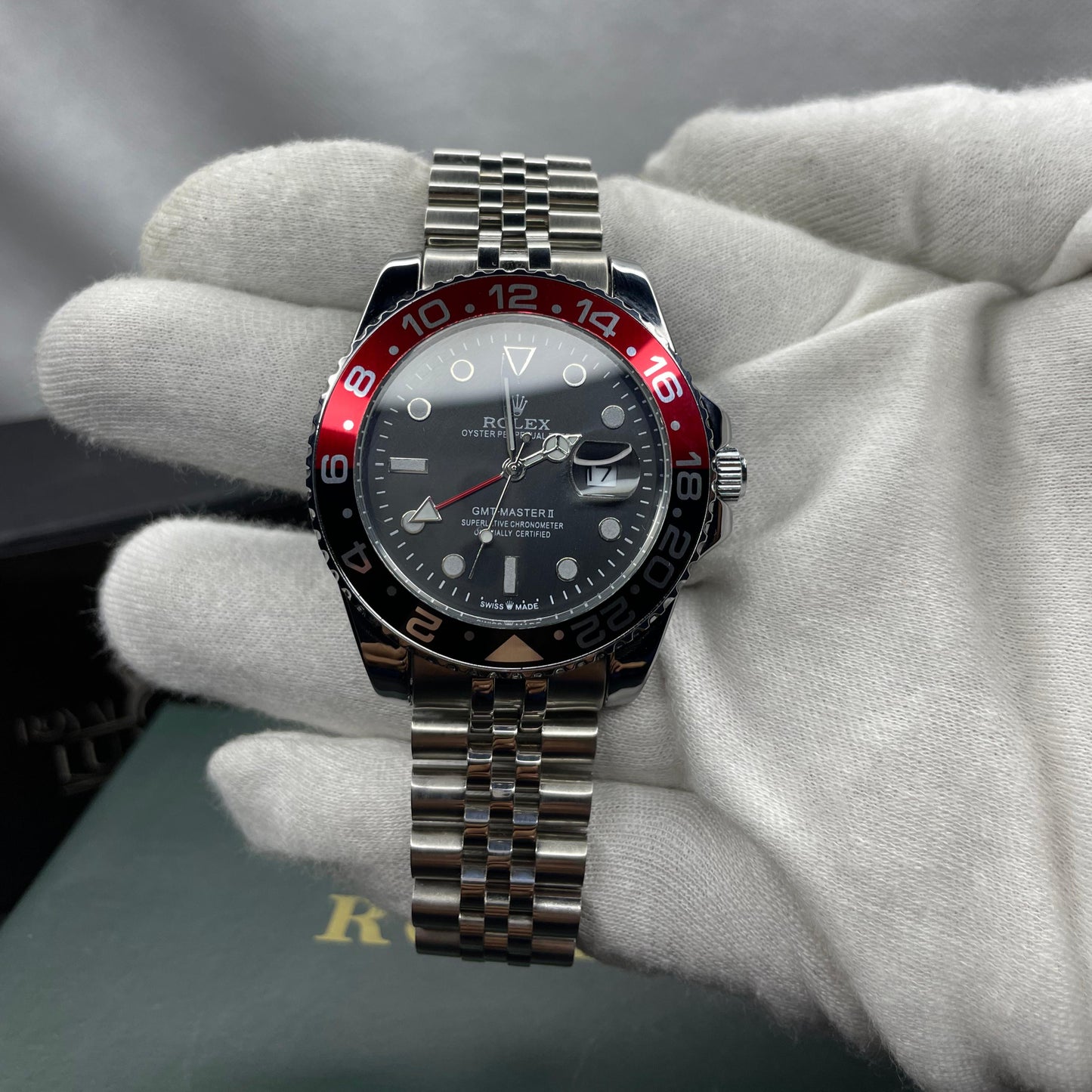 Rolex GMT Master Pepsi Red & Black Edition