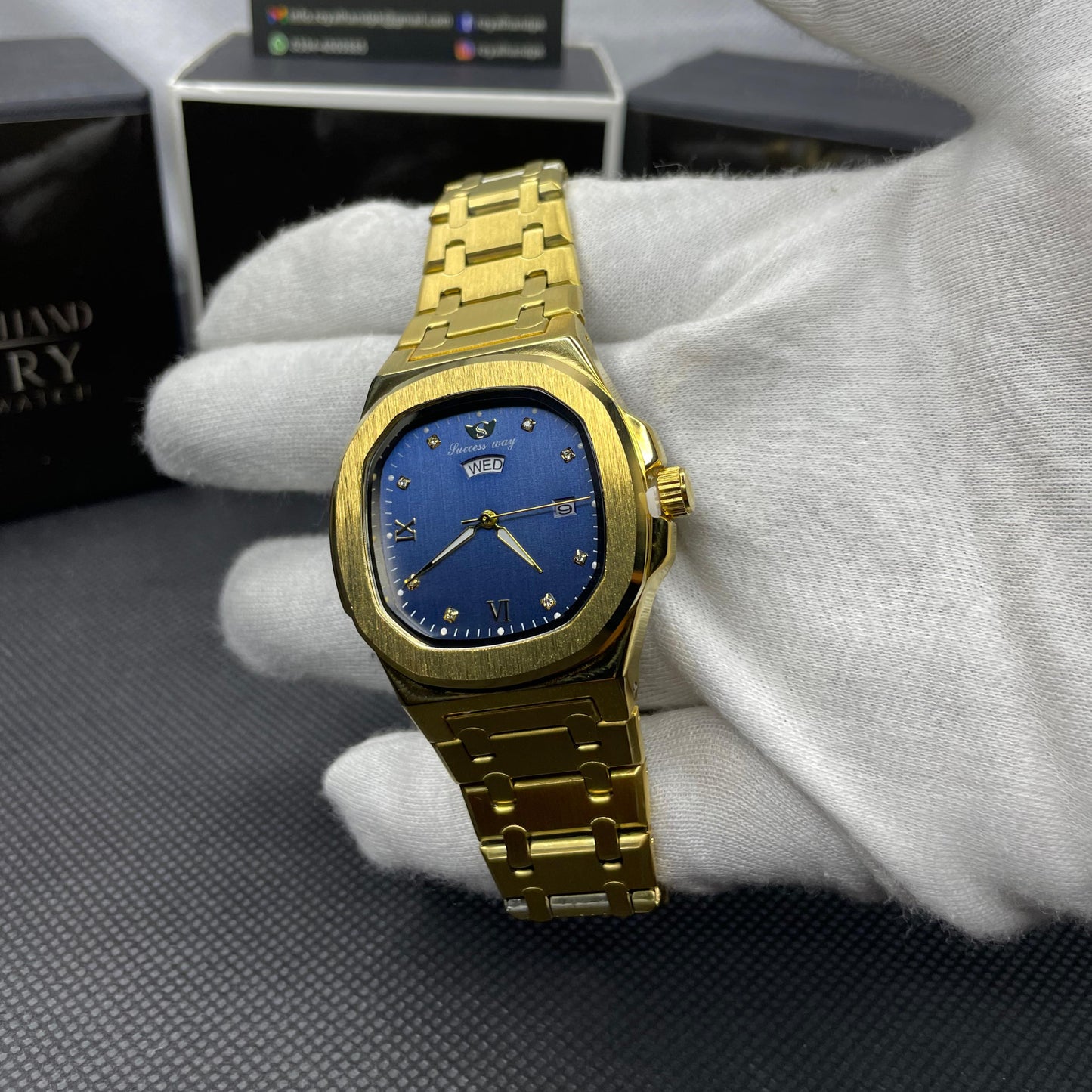 SuccessWay™ Gold Luxe Watch