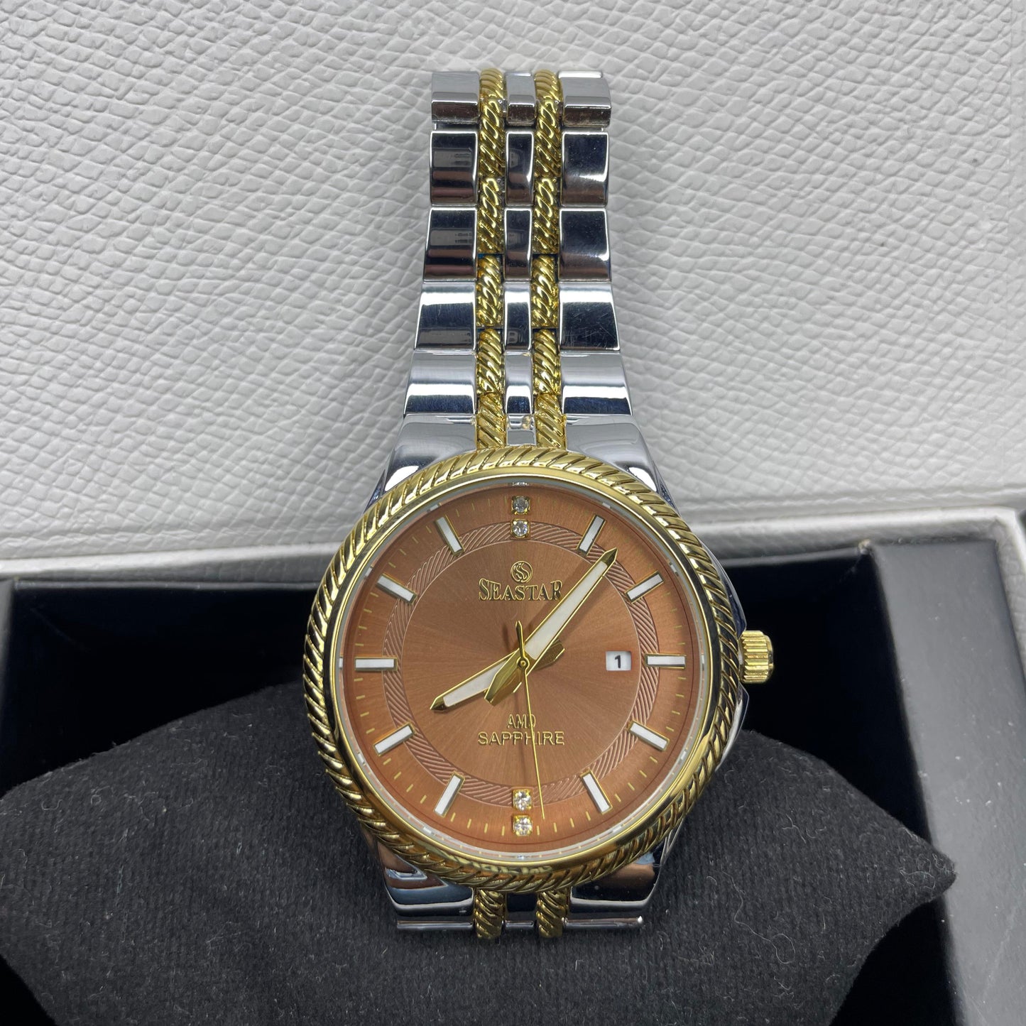 Seastar Luxe™ Silver & Gold-Tone Premium Watch