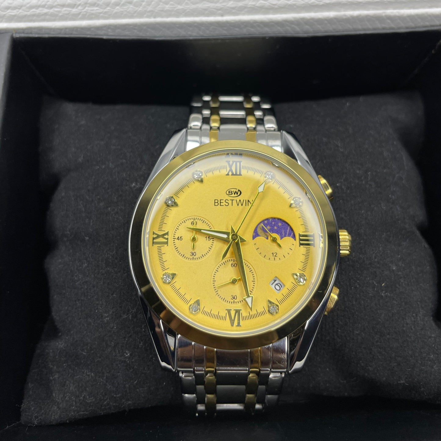 BESTWIN ChronoMaster™ – Gold Dial Premium