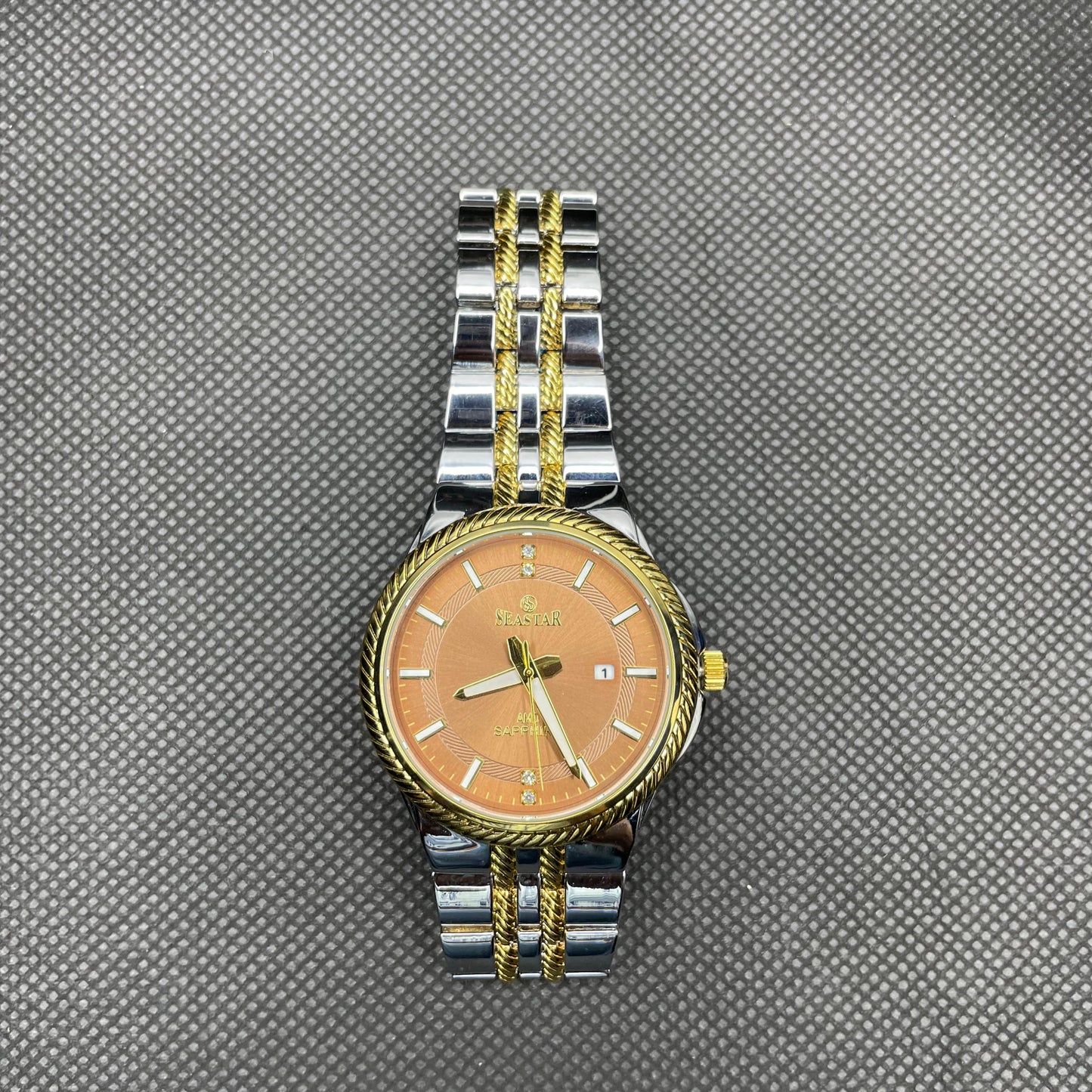 Seastar Luxe™ Silver & Gold-Tone Premium Watch
