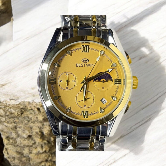 BESTWIN ChronoMaster™ – Gold Dial Premium