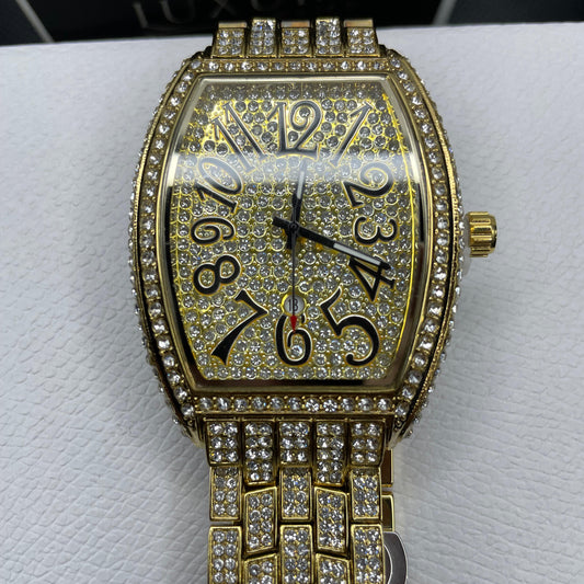 Franck Muller Vanguard Gold Diamond Edition Watch