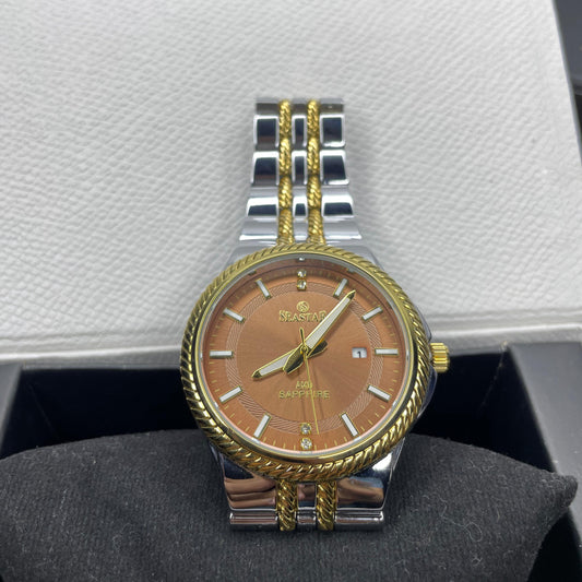 Seastar Luxe™ Silver & Gold-Tone Premium Watch