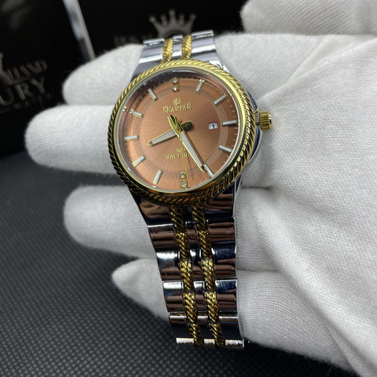 Seastar Luxe™ Silver & Gold-Tone Premium Watch